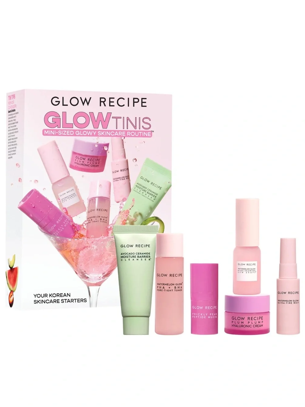 GLOW RECIPE Glowtinis Mini Skincare Set